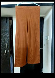 Women&#39;s Ribbed Shoulder Straps Top,Shrug &amp; Trouser