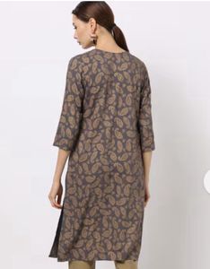 Avaasa Daily Wear Grey Kurta