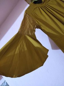 Kurta With Flared Hands
