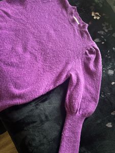 Purple Sweater Top