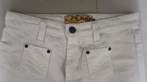 White Flared Long Jeans