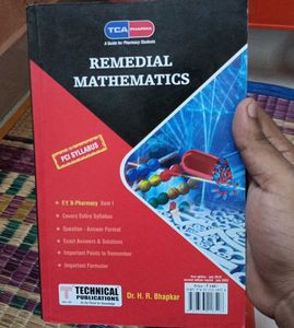 TCA PHARMA REMEDIAL MATHEMATICS BOOK