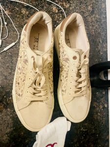 Flying Machine Beige Sneakers