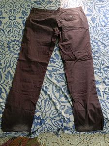 Brown Straight Leg Pants
