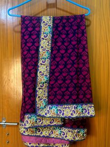 Embroidered Saree