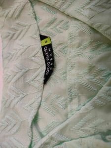 Mint Green Puff Sleeve Top (Size S/M)