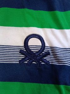 Striped Benetton Polo