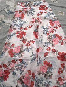 Floral Print Skirt
