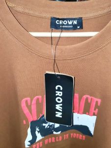 CROWN SCARFACE UNISEX OVERSIZE TEE 😎❤️‍🔥