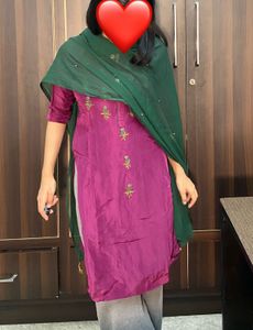 Kurta Dupatta Set | Indian Festive Wear | Kurti