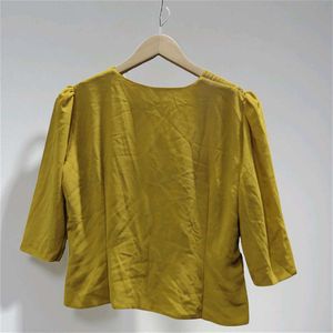 Mustard 3/4 Sleeve Top