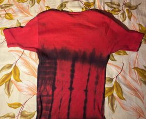 red vintage top