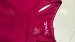 Pink fitted kurti