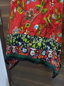Embroidered Printed Kurta