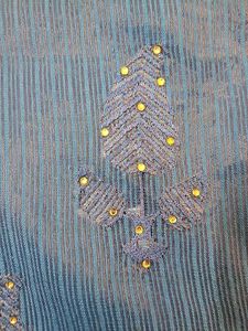 Elegant Blue doria silk Kurta