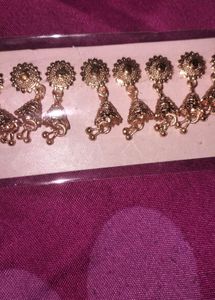Mini Golden Jhumka(3 Pair/6 Piss)🌹
