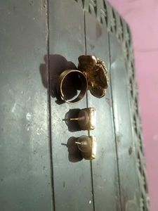 Women Stone Ring/Stone Earring