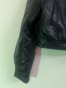 Y2K Leather Crop Jacket