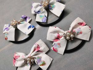 Butterfly Hair Bows (Set of 4)