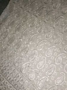 White Eyelet Wide Leg Pants