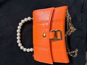 Balenciaga Orange Bag