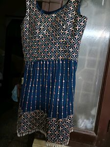Heavy Party Wear Dhoti Suit In L Size