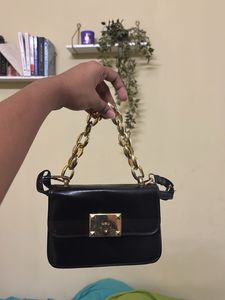Black Chain Handbag