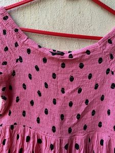 Pinteresty 🎀Cute Pink Polka Dot Dress 🎀