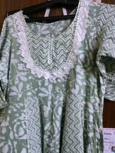 Anarkali Pant With Dupatta Set