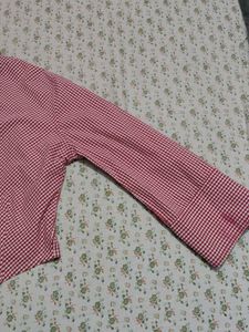 Red Gingham Bodysuit Top