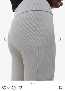 H&amp;M Ribbed Pocket-Detail Leggings PRICE DROP