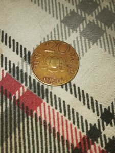 1970 India 20 Paise Coin