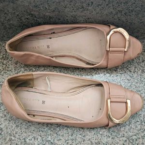 Leather Ballet Flats - Size 39