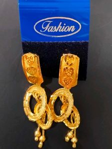 Gold Dangle Earrings