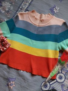 Rainbow Crop.top