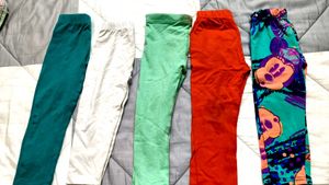 5 Girl Baby Leggings