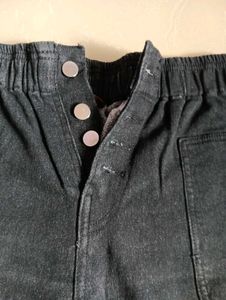 Wide Leg Button-Up Pants