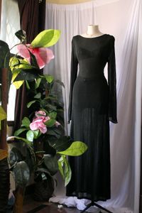 Zara Elegant Black Maxi Dress