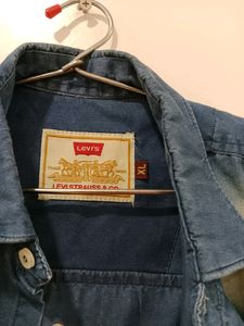 Levi&#39;s Denim Blue Shirt