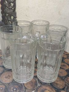 Set of 6 Glass Mugs