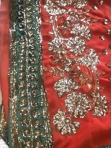 Full Work Saree With Two Side Border.