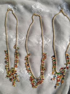 Beautiful Stone Chains Pack Of 7❤️