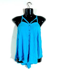 Y2k Blue Top