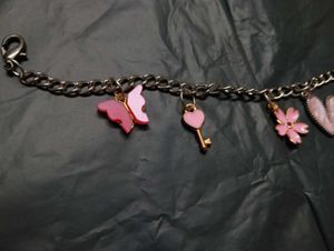 PINK CHARM BRACELET FOR SALE !!