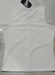 White Button Tank Top