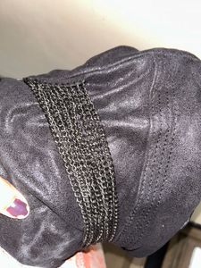Black Chain Hobo Bag
