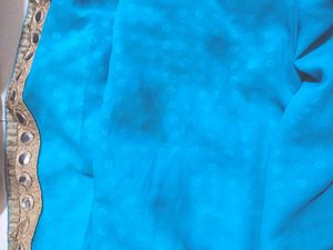 Saree Greenish Blue