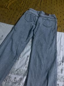grey rough jeans