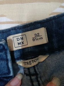 Blue Straight Leg Jeans
