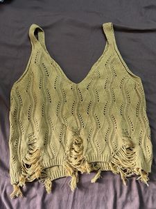Mustard Strappy Top